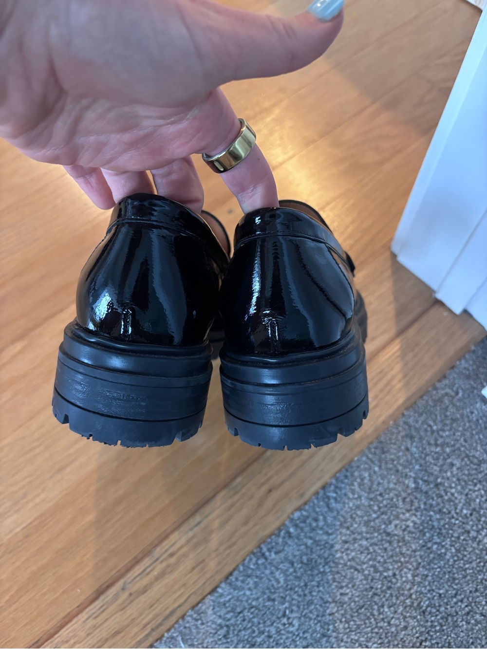 EUC Sézane Albane Loafers in Patent Black Size 9/40 - Picture 10 of 15